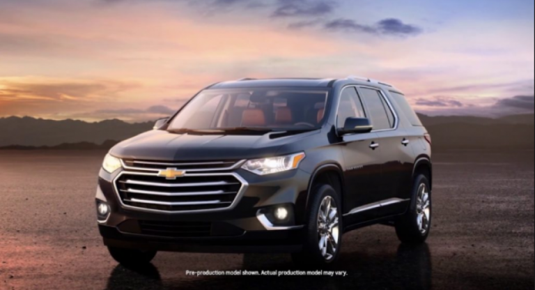 2020 Chevrolet Traverse Seating Capacity