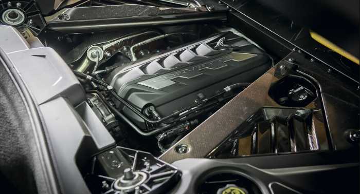 New 2022 Chevy Corvette Convertible Engine