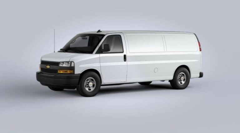 2026 Chevrolet Express Cargo Van Dimensions